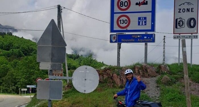 Gabriele Modesti - 2.600 chilometri in bicicletta
