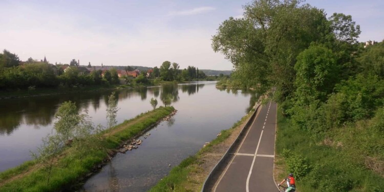 pista ciclabile dell'Ohře