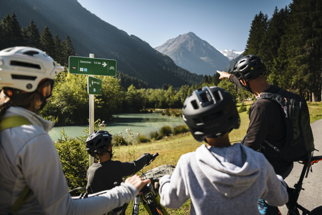 La Stubai Radroute adatta alla famiglie © TVB Stubai Tirol / Max Draeger