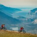 Percorso ciclabile Altopiano della Paganella - panorama lago di garda