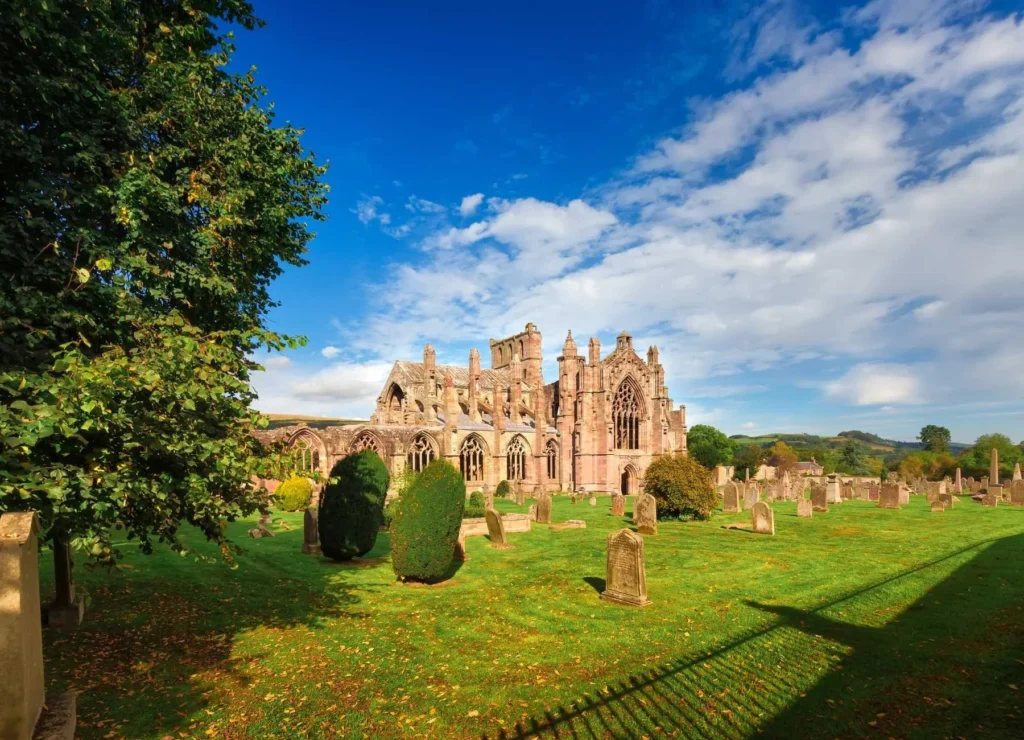 Cammino di San Cuthbert - Abbazia di Melrose in Scozia