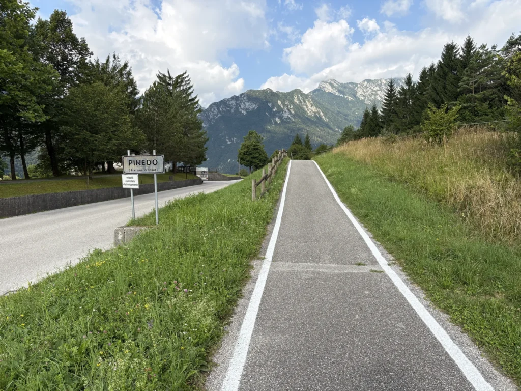 pista ciclabile Claut Cimolais